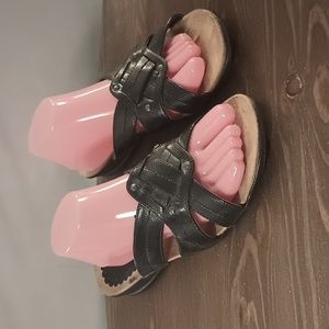 Women's Bass slip-on sandal shoes size 11